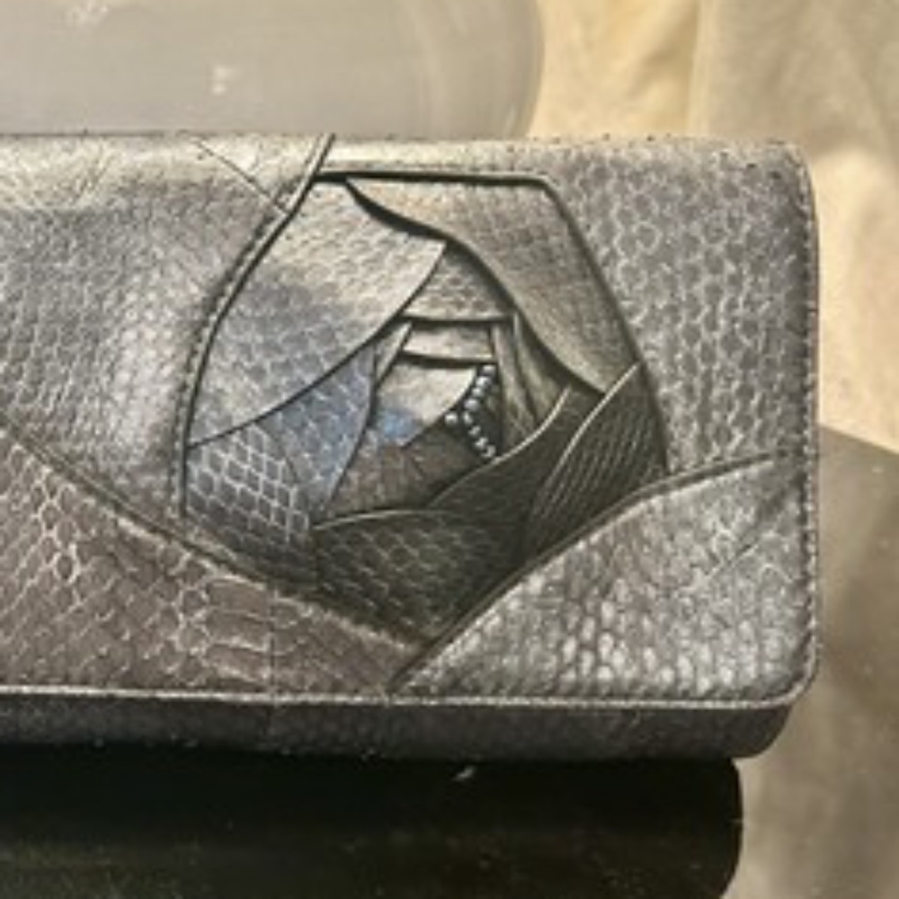 Cocomojo Handbag Python Leather Designer Snake Sk… - image 3